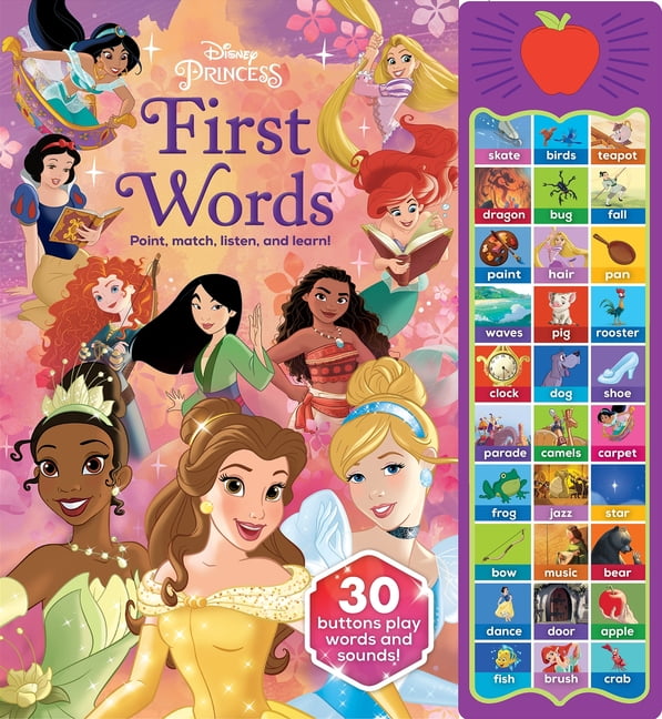 Disney Princess: First Words Sound Book by PI Kids (2021, Sound/Noisy Book) - Image 6