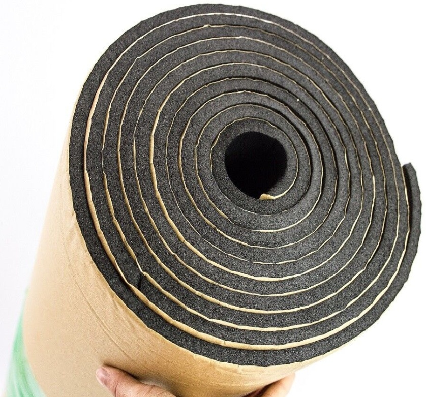 10m2 Large Roll Of Adhesive Closed Cell Foam 8mm Car Sound Proofing Insulation