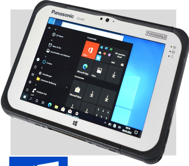 Antivandal Tablet Panasonic Fz-M1 Intel I5 256Gb Ssd M.2 Lte Gps Wlan Windows 10