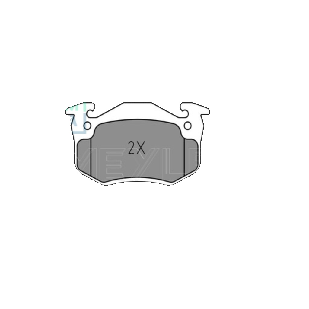 Brake pads Rear Axle 025 209 7311/PD MEYLE for RENAULT CITROËN PEUGEOT