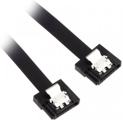 Akasa AK-CBSA05-30BK PROSLIM Compact Stackable SATA Cable 30cm Black