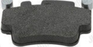 Front JURID 573725J Brake Pad Set, disc brake for PORSCHE