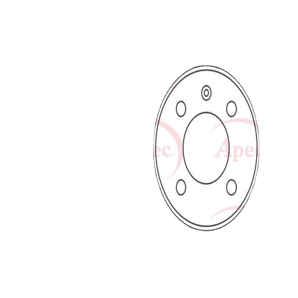 Apec Brake Disc Front Single 321615301D 357615301D 6N0615301D DSK568