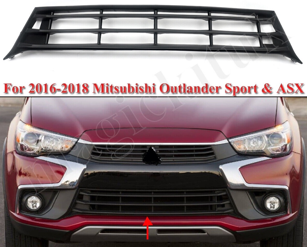 FOR MITSUBISHI ASX & OUTLANDER SPORT 2016-2019 FRONT BUMPER LOWER CENTER GRILLE
