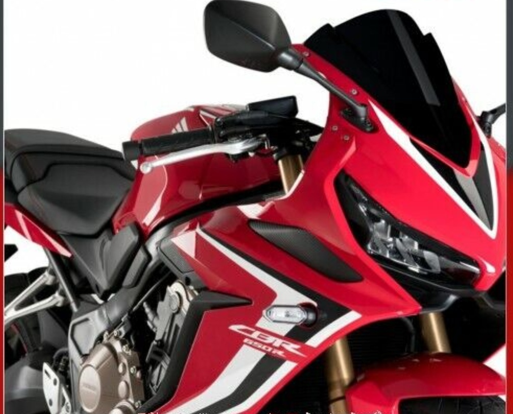 Puig Racing Screen | Black (Opaque) | Honda CBR 650 R 2019>Current