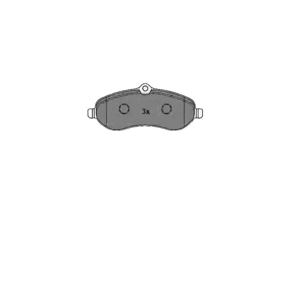 Original KAMOKA Brake Pad Set Disc Brake JQ1013542 For Citroën Fiat