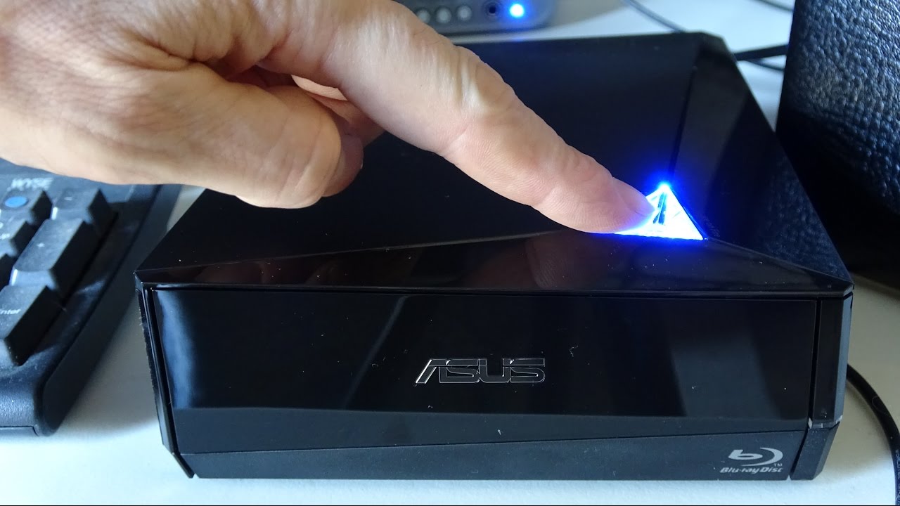 ASUS TurboDrive BW-16D1H-U Pro ultra-fast 16x Blu-ray CD DVD burner USB black
