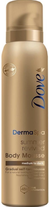 Dove Women's Gold Derma Spa Self Tan 'Body Mousse', 6X150ml In - Image 8