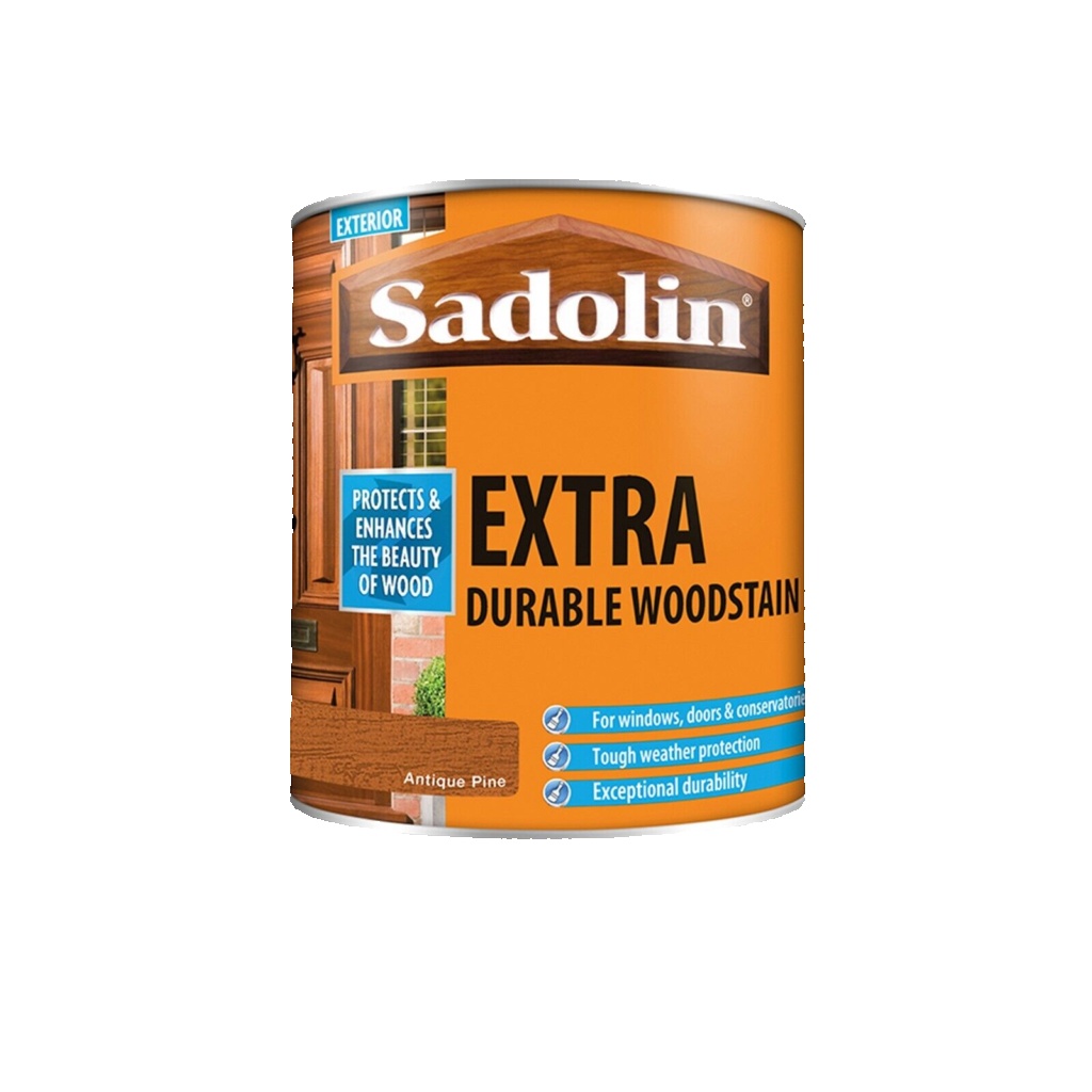 Sadolin Extra Durable Woodstain 1Ltr - Antique Pine - Image 4