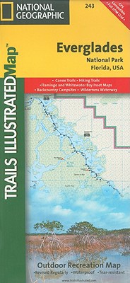 Everglades National Park Map  Trails illustrated national geographic