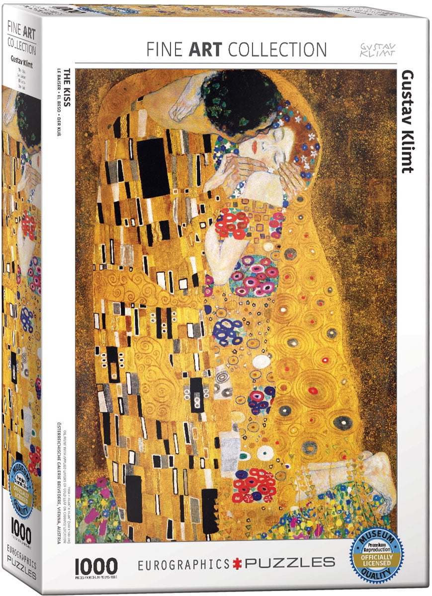 Eurographics The Kiss, Gustav Klimt Jigsaw Puzzle (1000 Pieces)