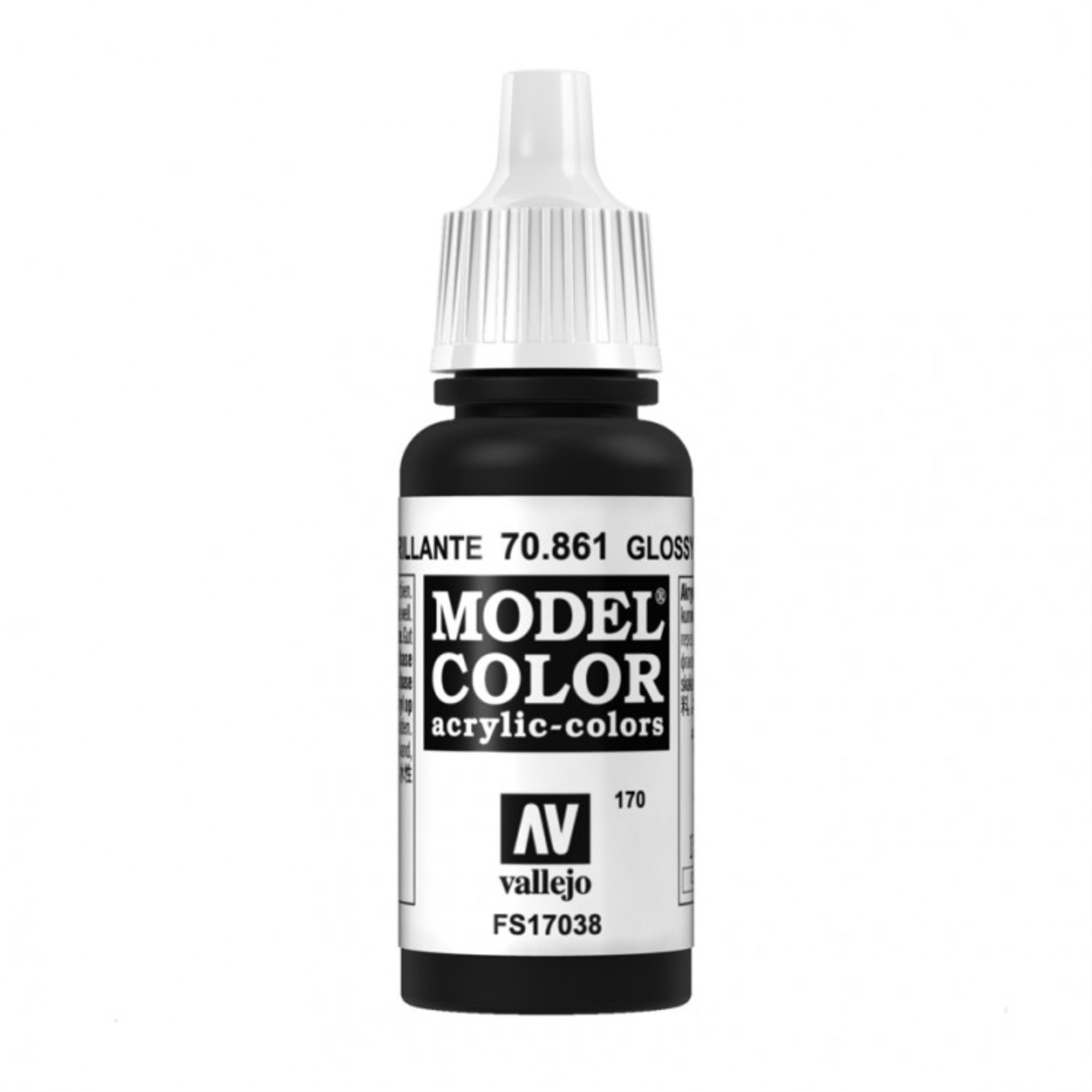 Vallejo Model Color - Gloss Black - Image 5
