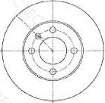 # DELPHI BG2116 BRAKE DISC Front