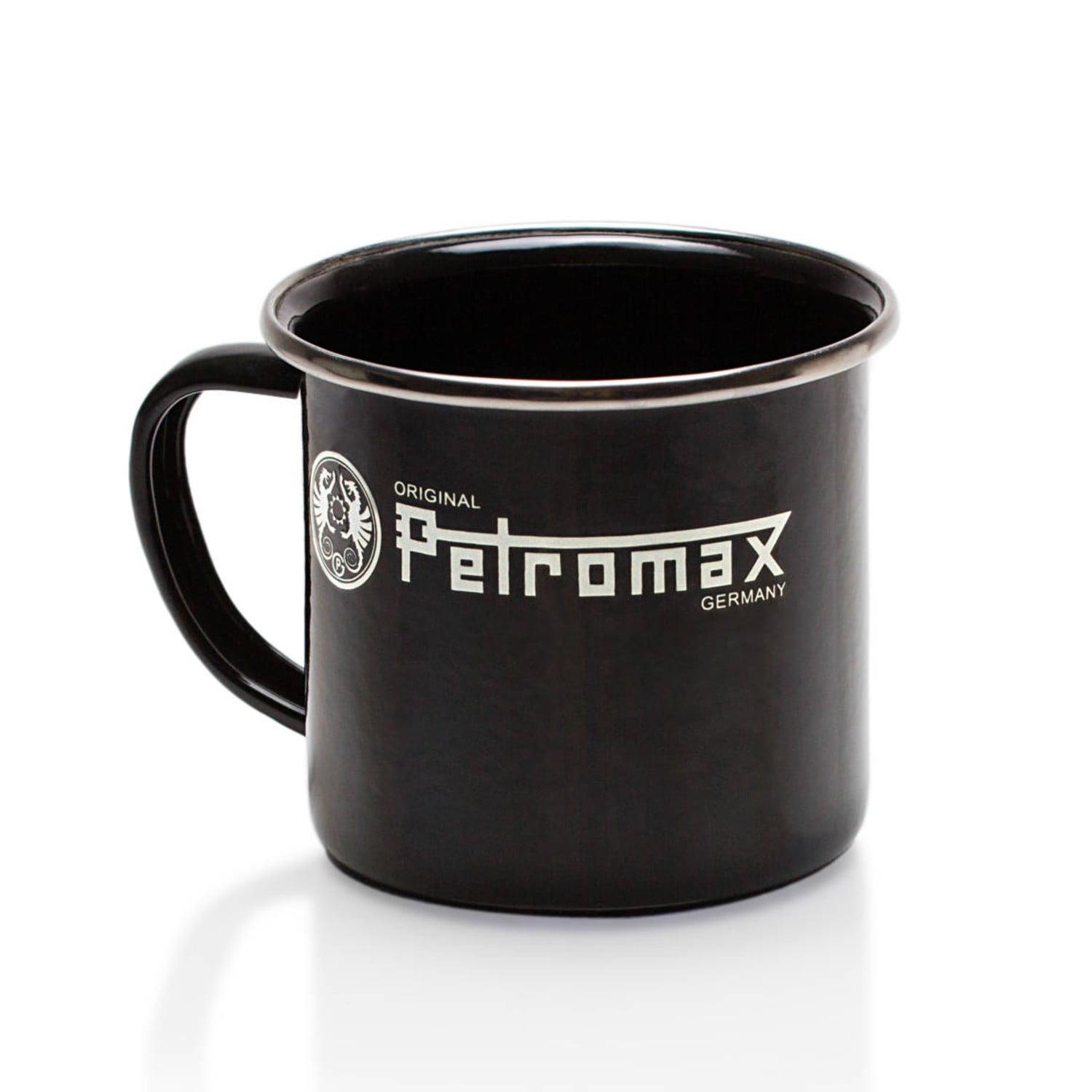 Petromax Enamel Mug - Black - Camping Travel Outdoor Drinks Cup.