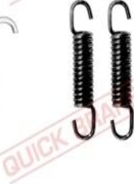 Rear QUICK BRAKE 105-0637 Accessory Kit, brake shoes for TOYOTA