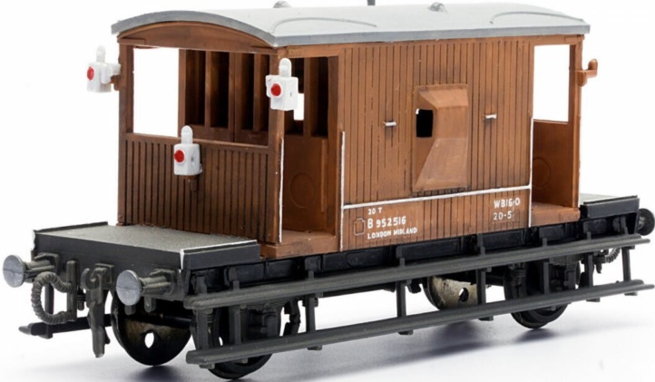 BR BRAKE VAN Model Railway KitMaster Truck Kit Dapol OO Gauge C038