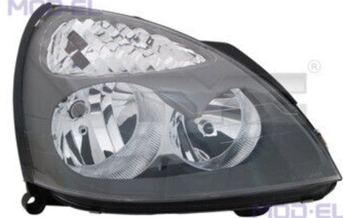 Right TYC 20-6357-15-2 Headlight for RENAULT