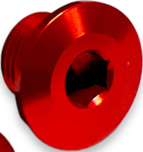 RED CNC FRONT AXLE NUT / BOLT / SCREW FOR SUR-RON LIGHT BEE X LBX EBIKE