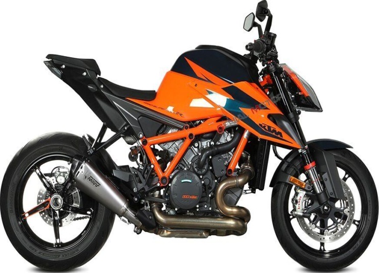 Mivv Muffler slip-on exhaust DELTA RACE Inox kat KTM 1290 SUPERDUKE 2020 > 2023