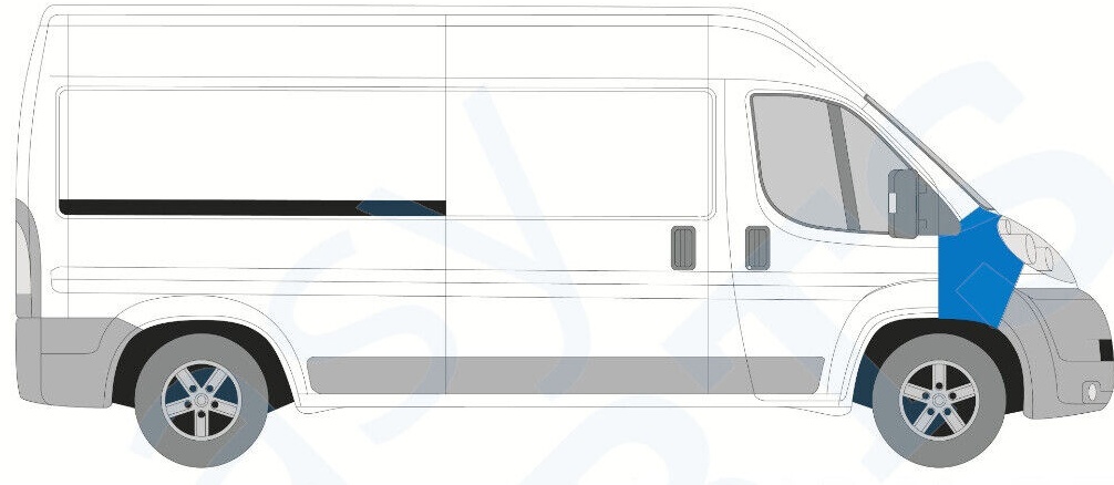 FIAT DUCATO BOXER RELAY 2006-2014 FRONT WING / RIGHT RH