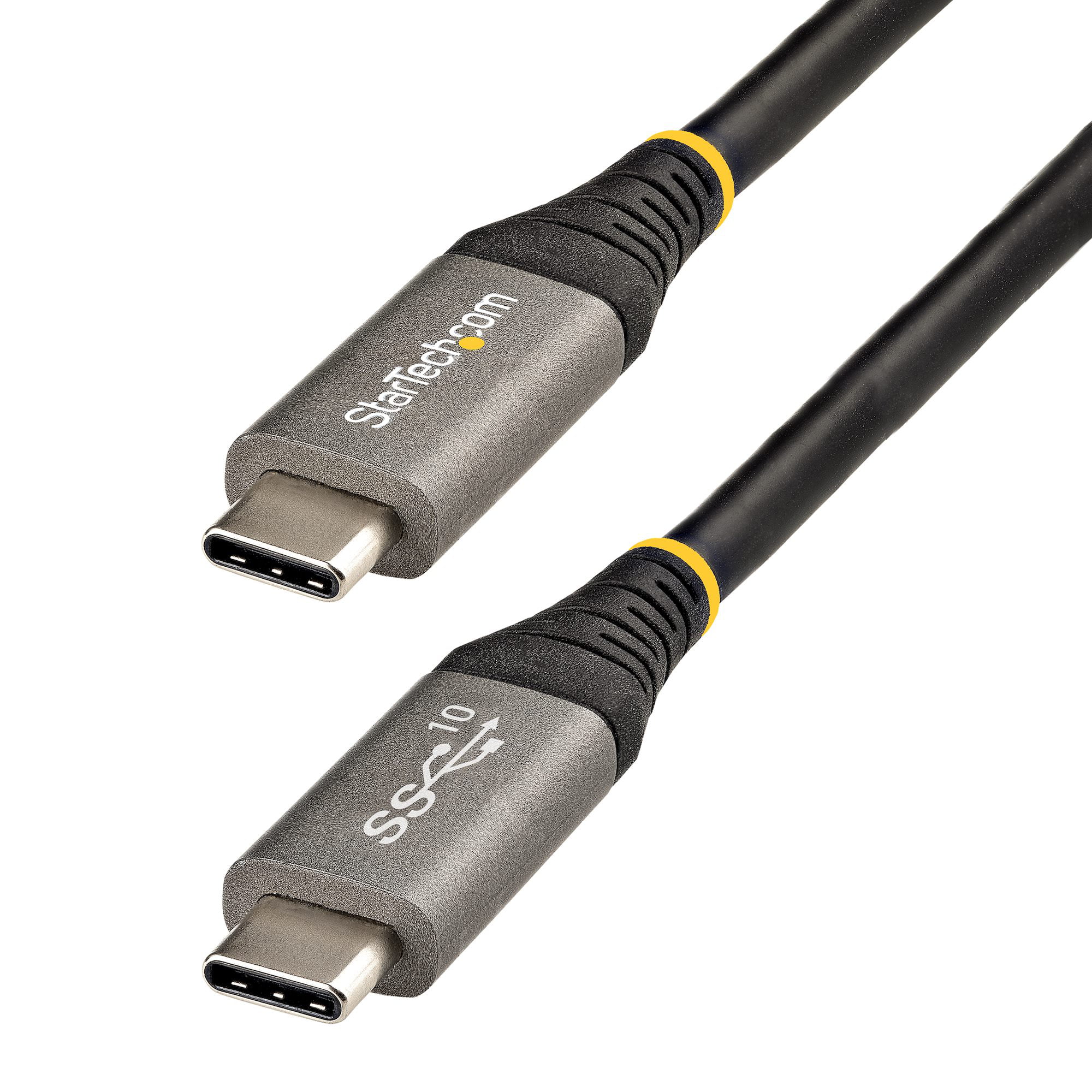 StarTech.com USB-C Cable 10Gbps 100W PD Black