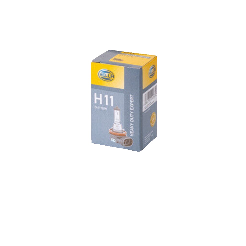 Halogen H11 Double Power Light Bulb 24V 70W HELLA 8GH 008 358-251