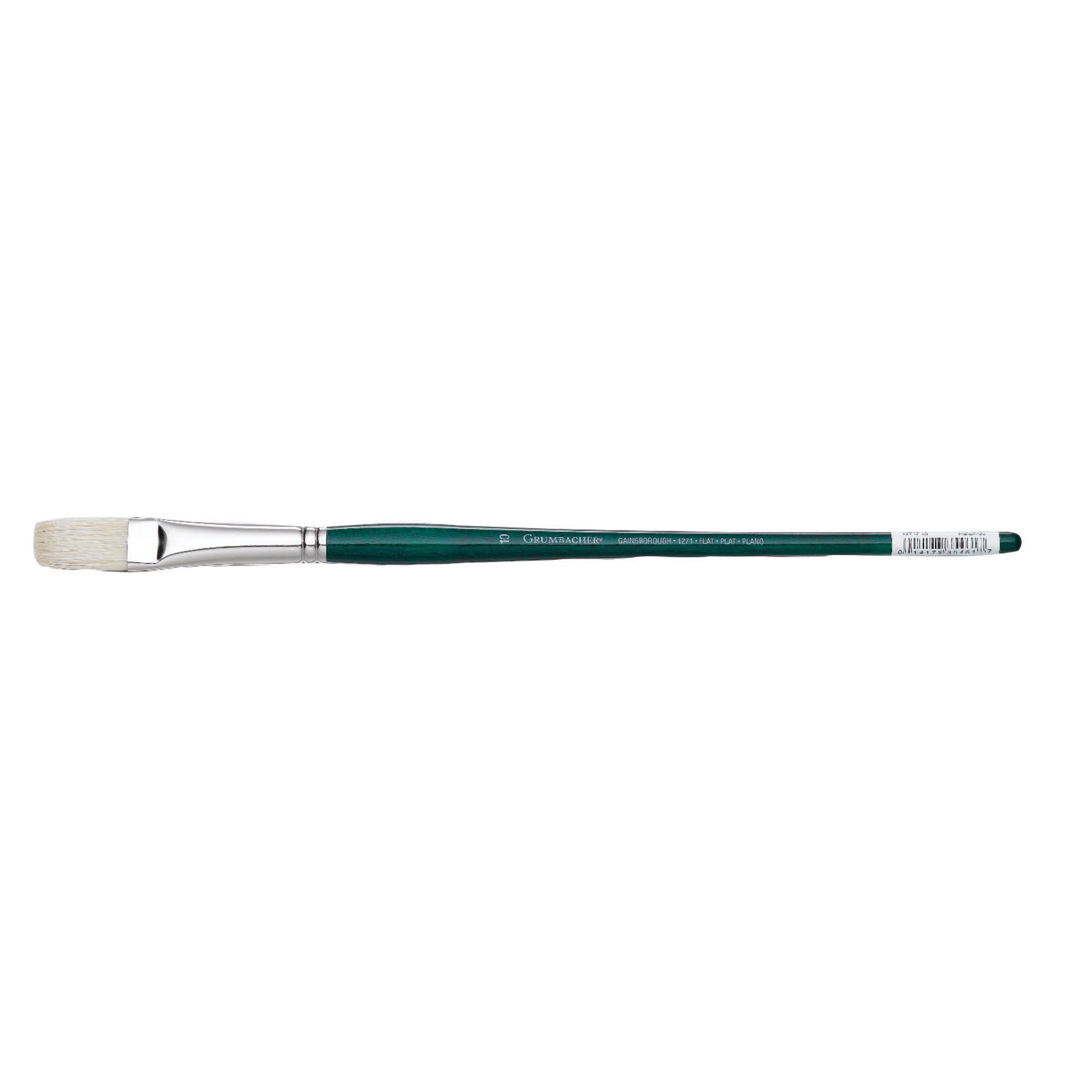 Grumbacher Gainsborough Flat Oil And Acrylic Brush Hog Bristle Size