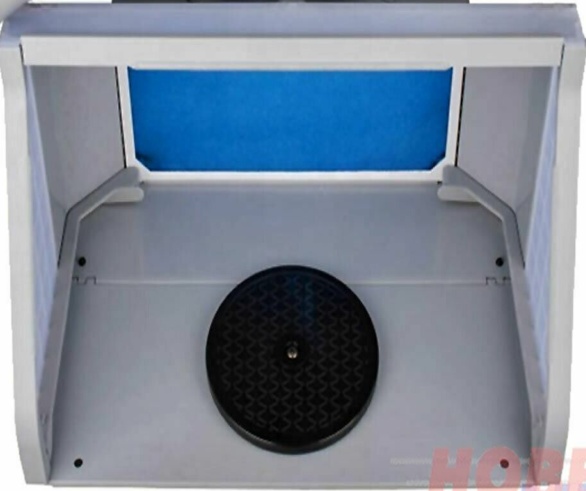 Airbrush SPRAY BOOTH High Power Large Portable w. Built in LED Light Expo AB510