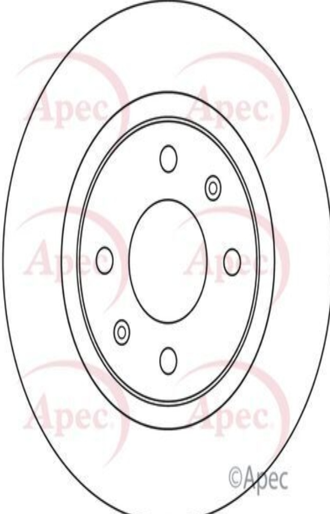 Apec Brake Disc Front Single 402065236R 4534200000 6001547683 DSK3035