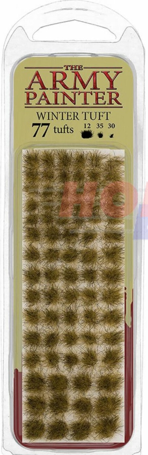 The Army Painter Winter Tuft, 77 x Self Adhesive Grass, 3 Sizes, Gaming Bases