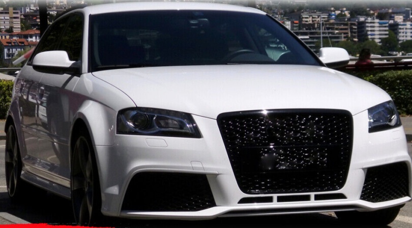 For S-line Audi A3 8P S3 RS3 facelift 08-12 Headlight Lens Covers Headlamp Shell