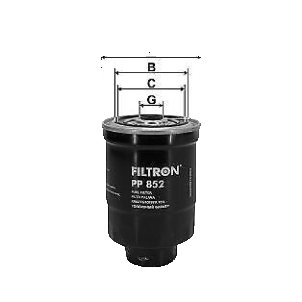 Fuel filter Spin-on Filter PP 852 FILTRON for OPEL MITSUBISHI MAZDA DAIHATSU KIA
