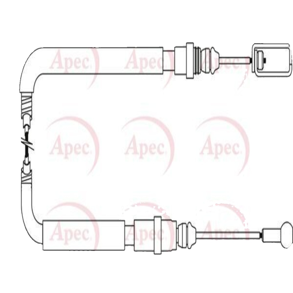 APEC REAR CABLE PARKING BRAKE FOR CITROËN FIAT PEUGEOT 807 C8 ULYSSE