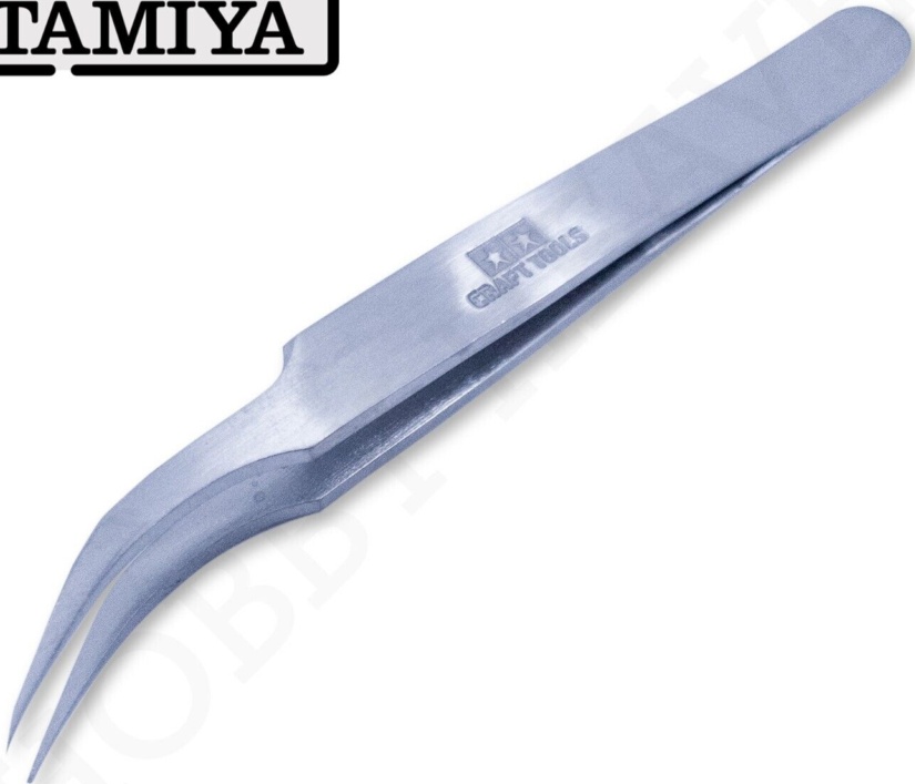 Tamiya Hg Angled Tweezers  1st Class Fast Shipping 74047