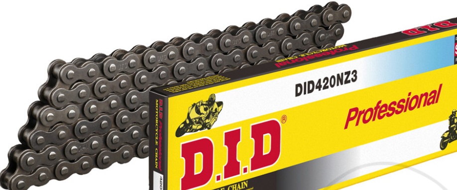 Free Shipping DID Chain 420NZ3SDH With 122 Links Black For Motorcycle Parts