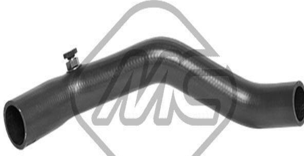 Cooling system hose Upper 07516 Metalcaucho for RENAULT 9 11 19   19 Mk II - Image 4