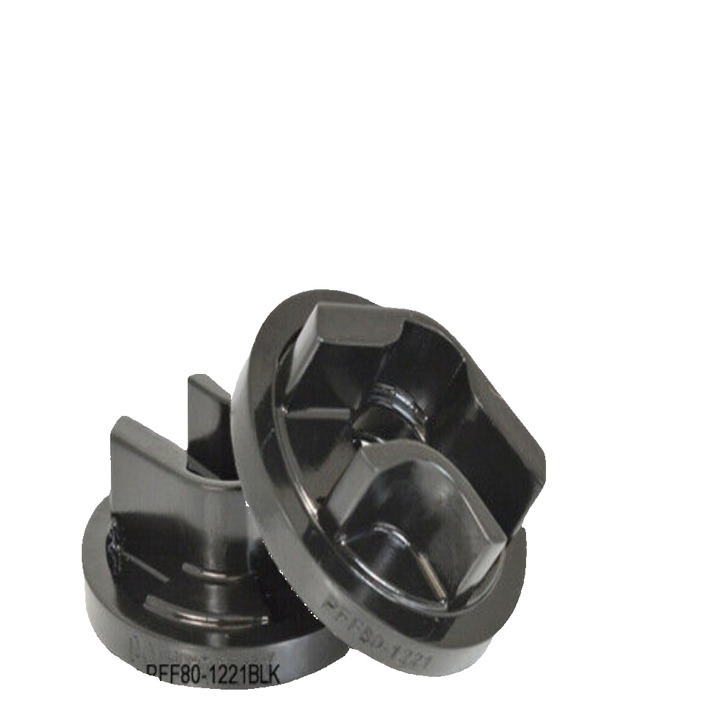 Powerflex Black Rr Lowr EngMnt Insert 79mm Option For Croma 05-11 PFF80-1221BLK