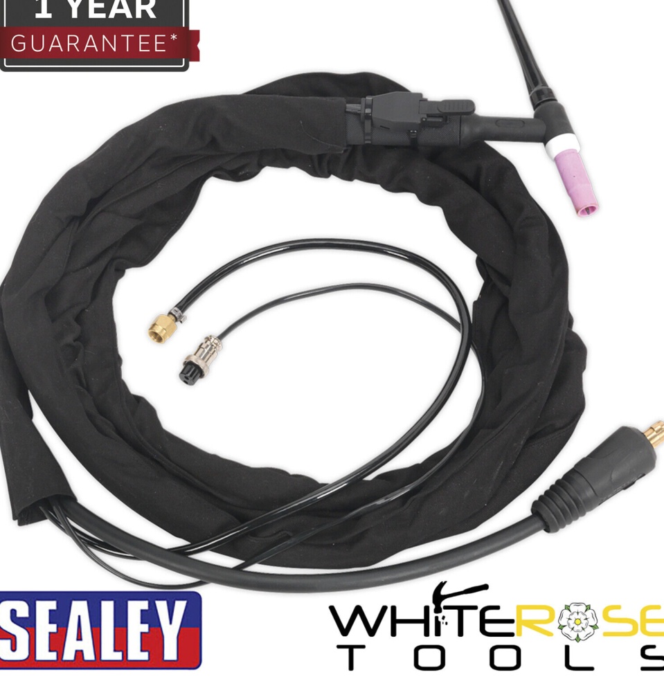 Sealey TIG11S TIG Inverter Welding Torch with Push-Button 16mm²