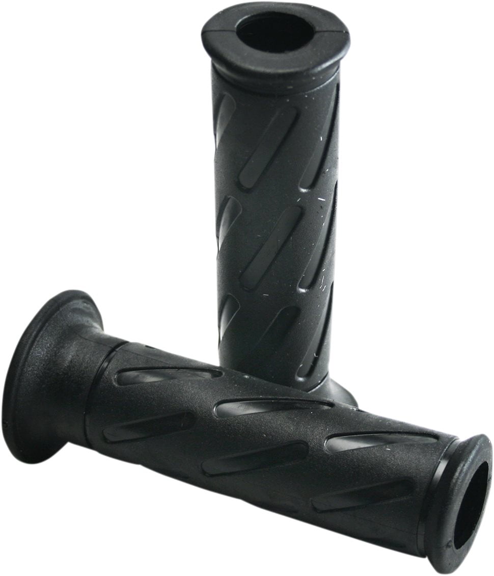 Domino Black Grips Road motorcycle open ended Diameter left 22mm right 24mm