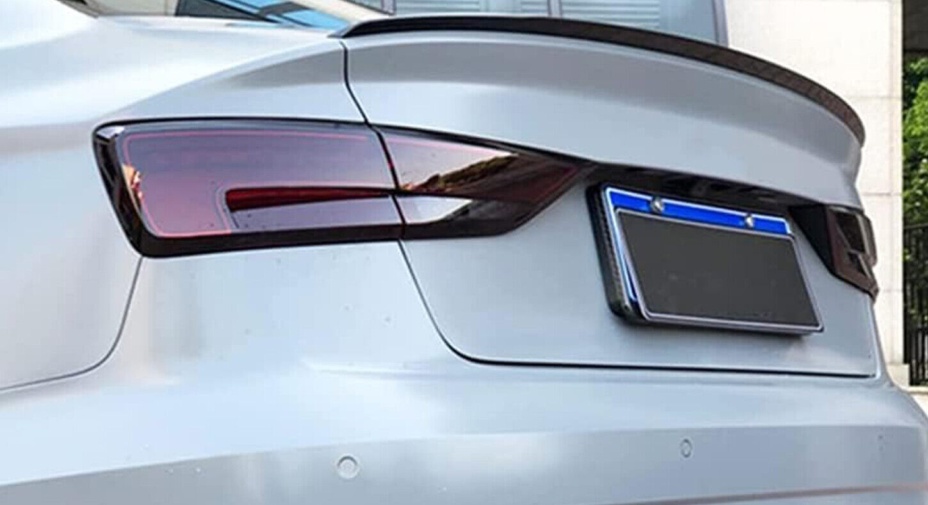 Rear Trunk Boot Lip Spoiler Sport Gloss Black Fits Audi A3 S3 RS3 Saloon 13-