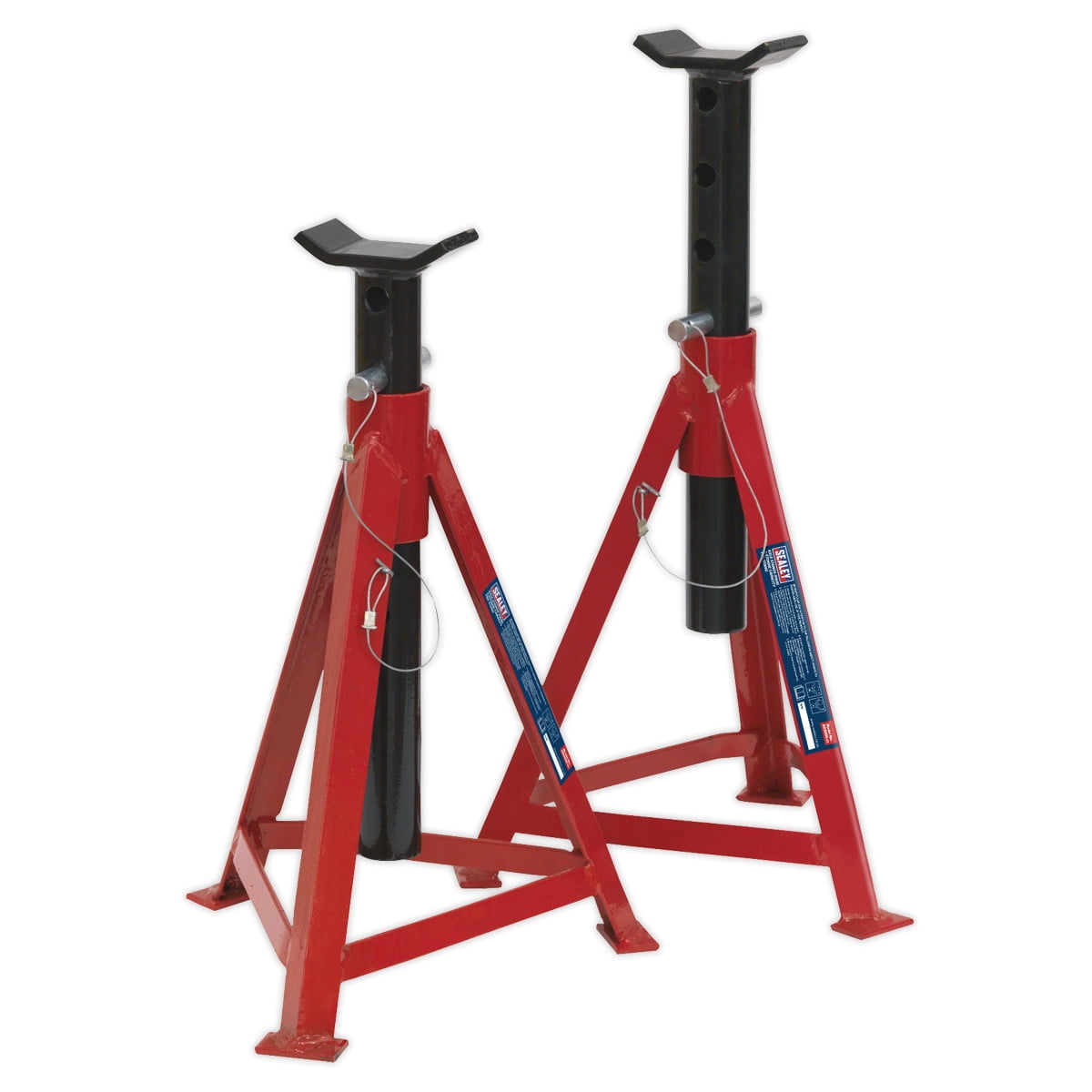 Sealey AS3000 Axle Stands 2.5T Capacity per Stand 5 tonne per Pair Medium Height