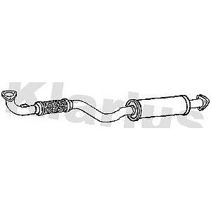 Klarius box with centre pipe fits Daewoo lacetti 1.4 1.6 04-08 CV17X