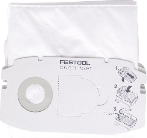 Festool 498410 SELFCLEAN Filter Bag SC FIS-CT MINI/5 - 5 Pack - CTL MINI before