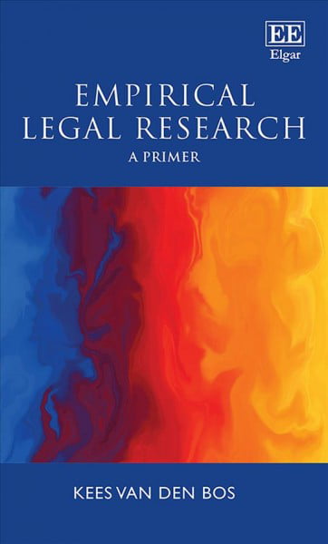 Empirical Legal Research – A Primer Van Den Bos Paperback Edward Elgar