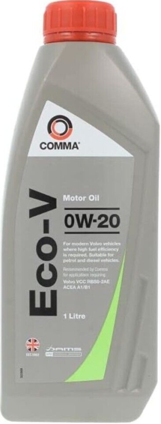 ✅Fits AMTRA OLEJE COMMA ECOV1L COMMA ECO-V 0W-20 1L ACEA C5 API SN E ⭐UK Seller⭐
