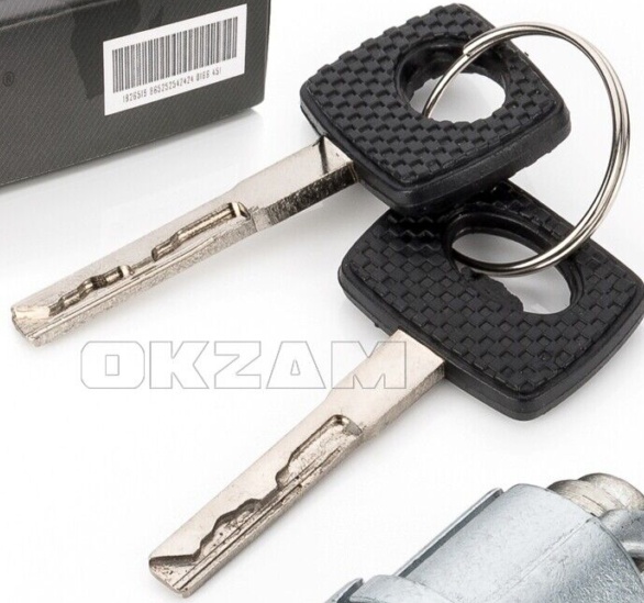 Ignition lock cylinder with key for MERCEDES 190 201 E-CLASS S-CLASS