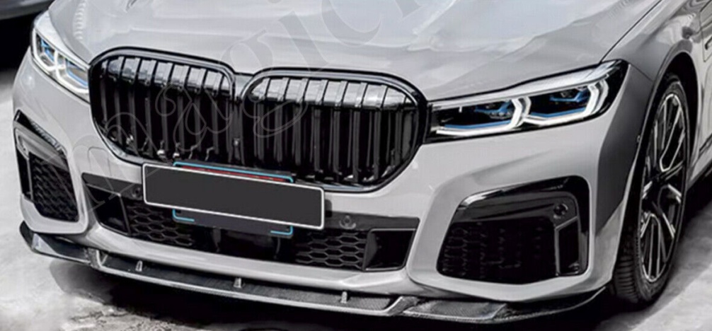 For BMW 7 Series G11 G12 Front Splitter Spoiler M Performance Style Carbon Look