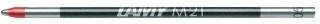 LAMY M21 Ballpoint Pen Refill - Multifunction D1 Format - Red Ink - Pack of 4