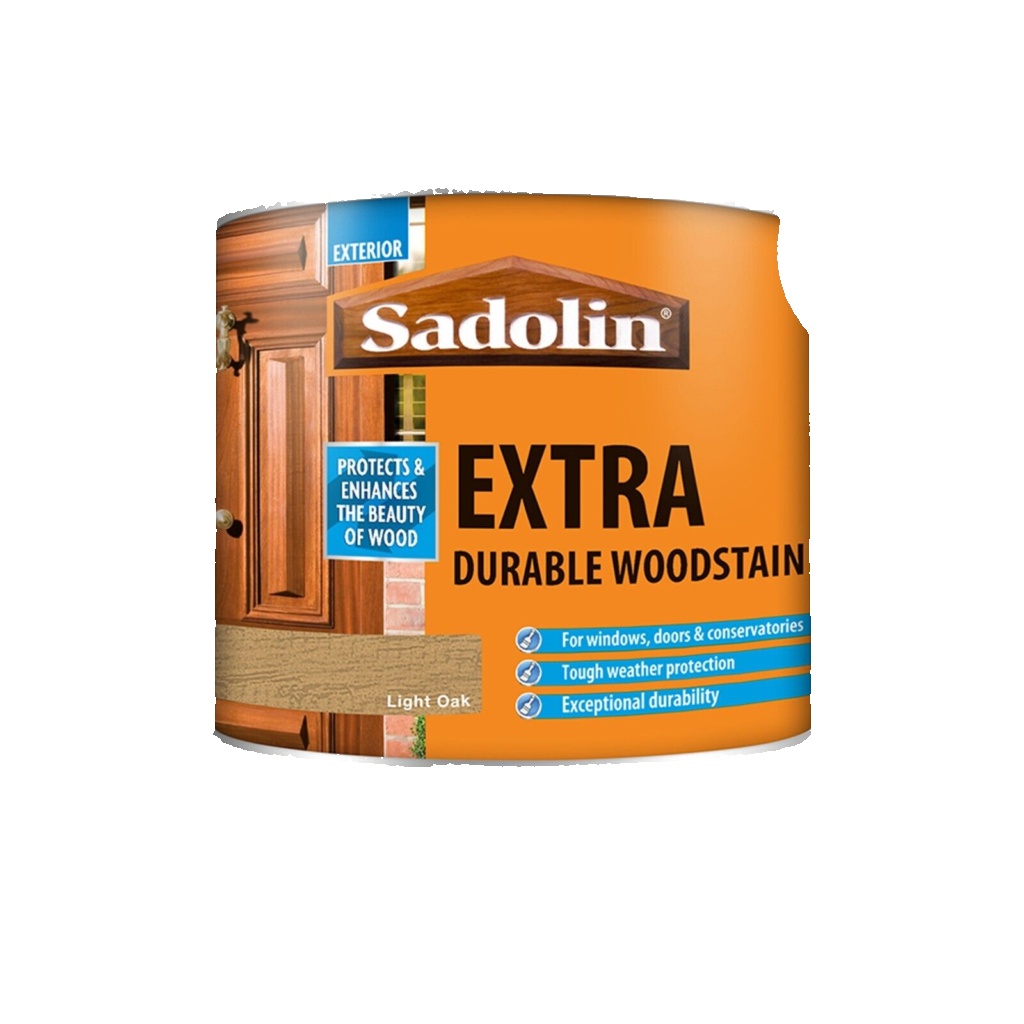 Sadolin 5028573 Extra Durable Woodstain Light Oak 500ml - Image 2