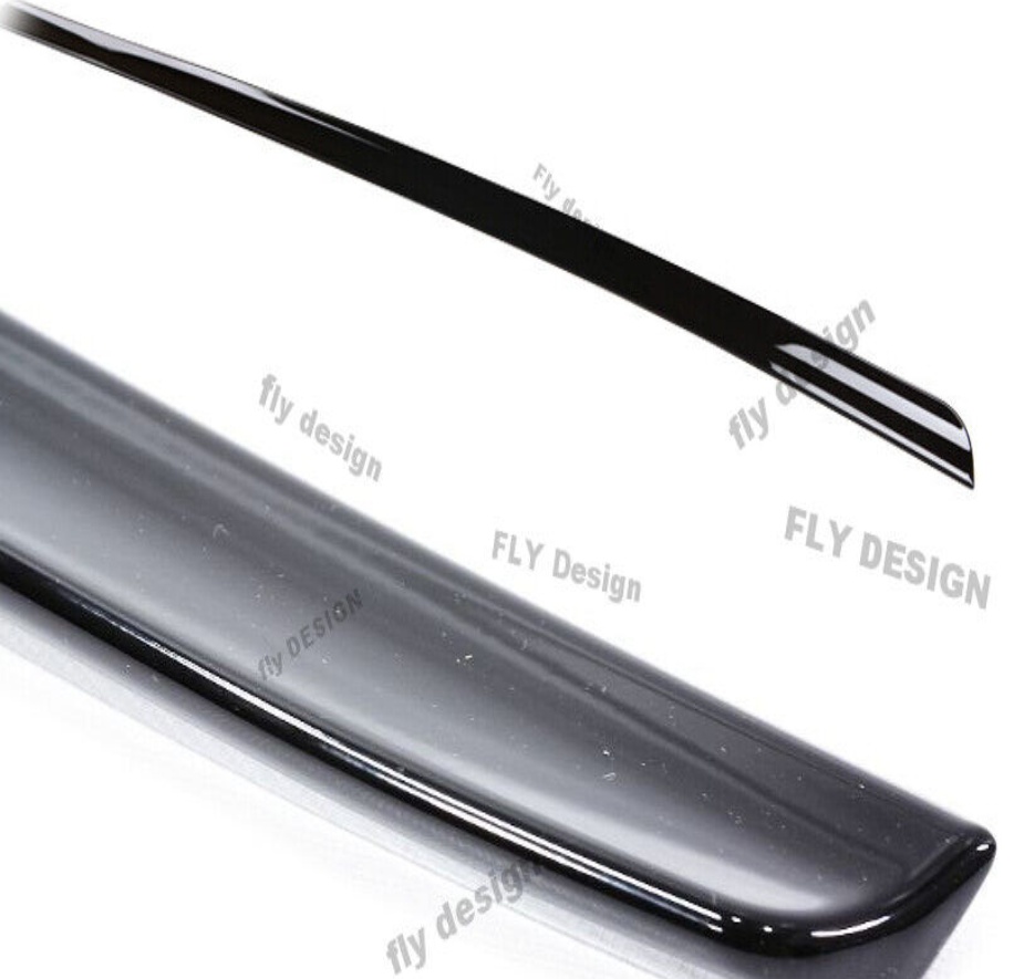 Fits For MERCEDES C204 C63 A-Still Coupe Rear Spoiler Lip Obsidian Black